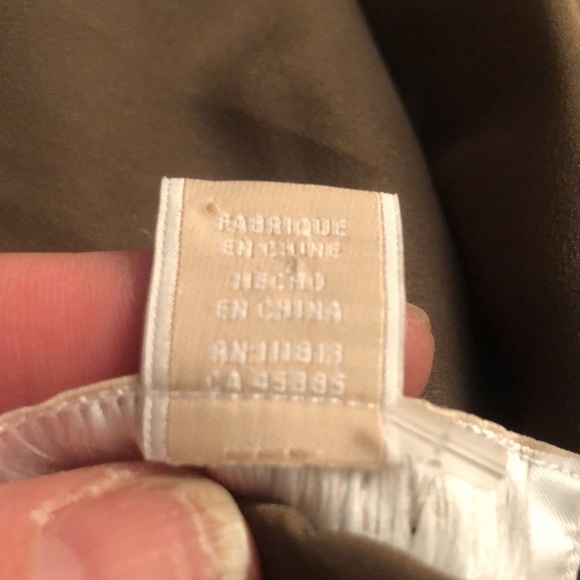 Micheal Kors size Medium brownish green silky top runs large like new - Picture 4 of 11